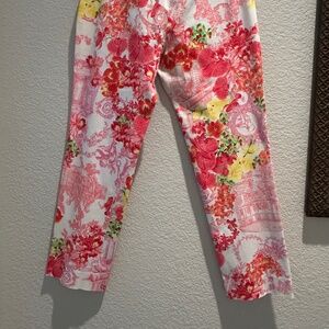 Vintage Versace Multi-Print Capri Trousers